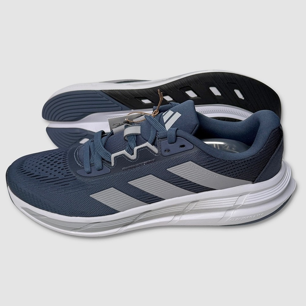 Adidas Questar 3 M Shoes - NEW Mens Size 12 Blue / Grey - #49347-TOP2